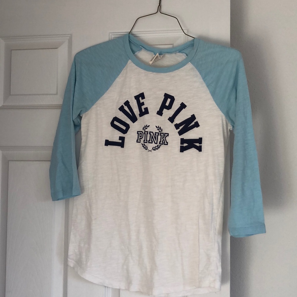 PINK baseball tee